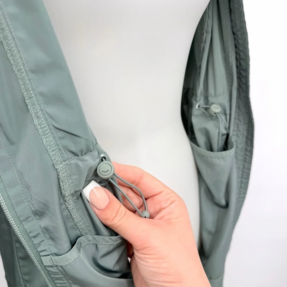 ATHLETA Drip Drop Jacket Minimalistic Grey XS